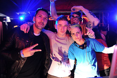 Cedric Gervais DJ Politik DJ Bizzy and Samantha Ronson at Marquee  Stella Artois present TAO Nightclub Sundance