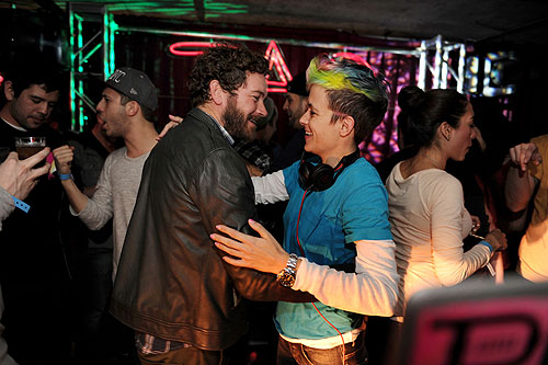 Danny Masterson and Samantha Ronson at Marquee  Stella Artois present TAO Nightclub Sundance